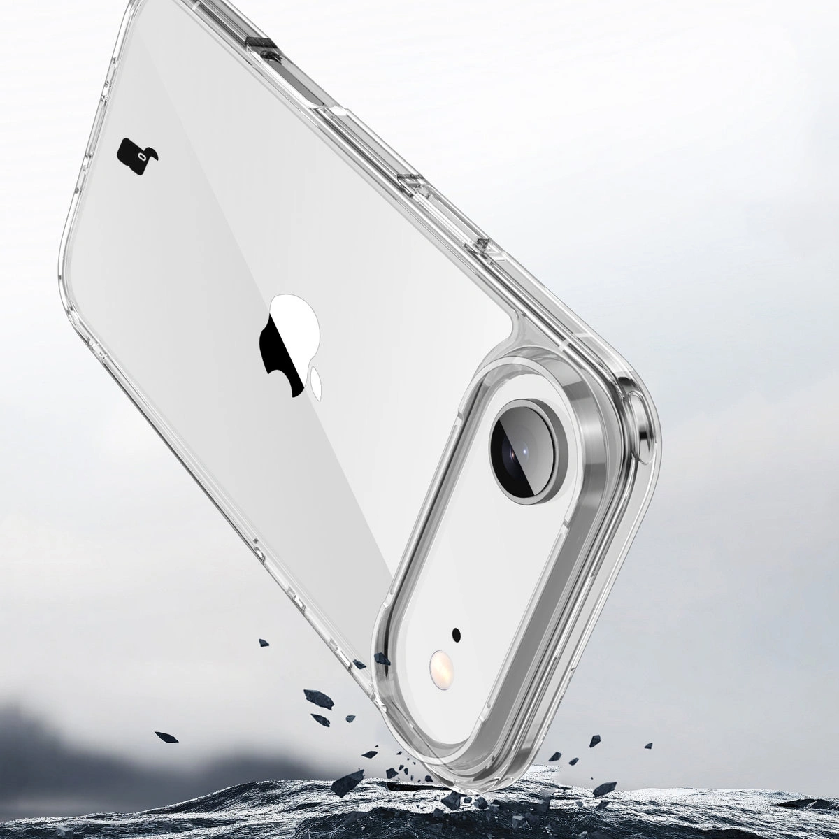 Wycięcie na aparat w etui Bizon Case Halo do Apple iPhone Air